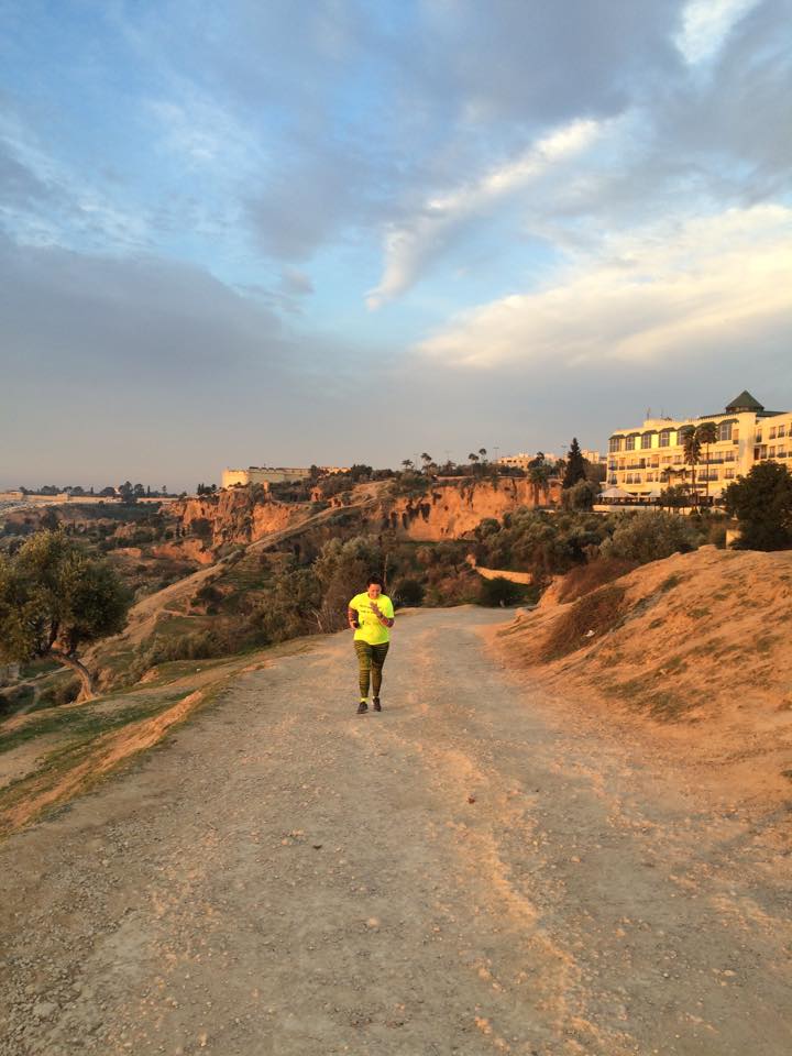 Alice Morrison running