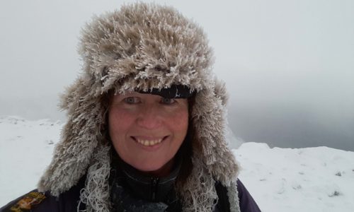 climbing Ben Nevis winter 2017